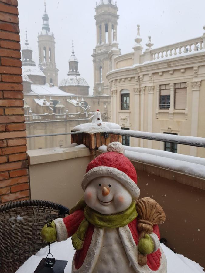 Ferienwohnung El Balcon De Pilar Saragossa Exterior foto