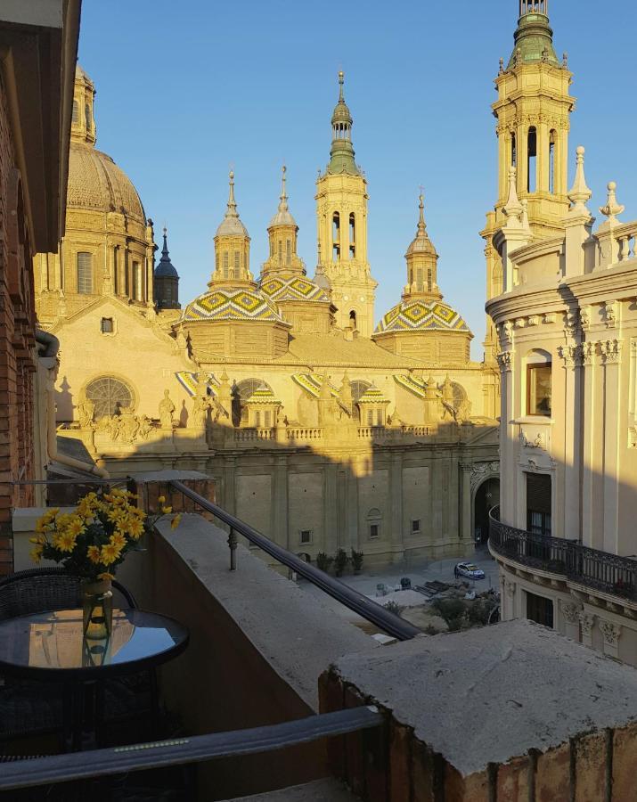 Ferienwohnung El Balcon De Pilar Saragossa Exterior foto