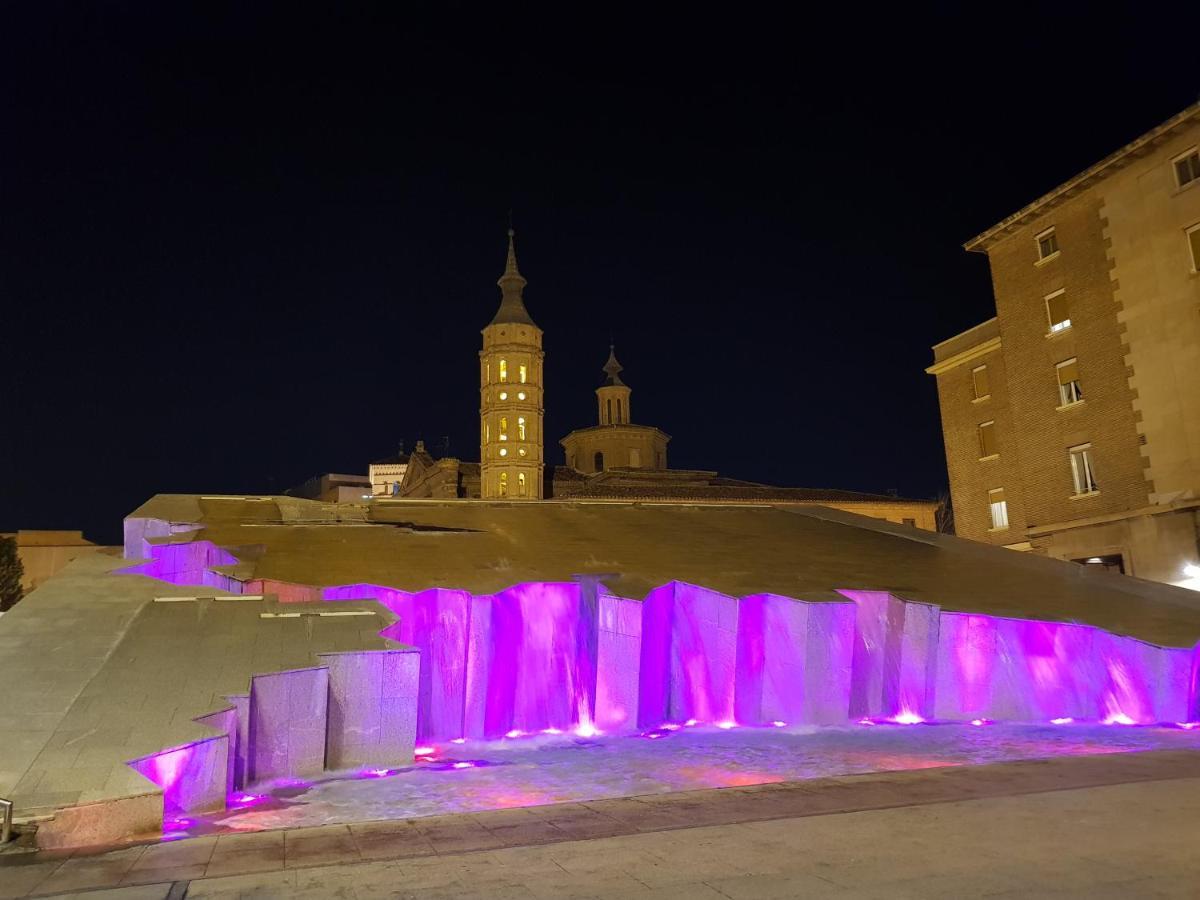 Ferienwohnung El Balcon De Pilar Saragossa Exterior foto